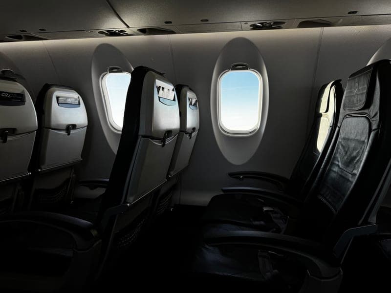 An aircraft cabin interior — category photo, not this specific model